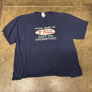 Navy Blue Graphic T-Shirt size 2XL men’s